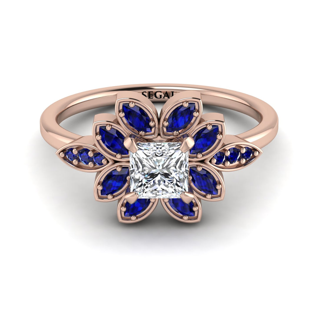 Floral Nature Inspired Diamond Ring - Carol No. 62