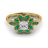 Floral Nature Inspired Diamond Ring - Carol No. 16 image 1