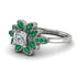 Floral Nature Inspired Diamond Ring - Carol No. 18 image 2