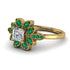 Floral Nature Inspired Diamond Ring - Carol No. 16 image 2