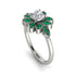 Floral Nature Inspired Diamond Ring - Carol No. 18 image 3