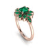 Floral Nature Inspired Emerald Ring - Carol No. 20 image 3