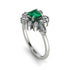 Floral Nature Inspired Emerald Ring - Carol No. 6 image 3