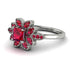 Floral Nature Inspired Ruby Ring - Carol No. 57 image 2