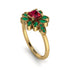 Floral Nature Inspired Ruby Ring - Carol No. 25 image 3