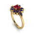 Floral Nature Inspired Ruby Ring - Carol No. 70 image 3