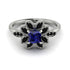 Floral Nature Inspired Sapphire Ring - Carol No. 45 image 1