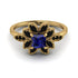 Floral Nature Inspired Sapphire Ring - Carol No. 43 image 1