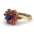 Floral Nature Inspired Sapphire Ring - Carol No. 58 image 2