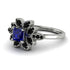 Floral Nature Inspired Sapphire Ring - Carol No. 45 image 2