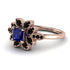 Floral Nature Inspired Sapphire Ring - Carol No. 44 image 2