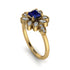 Floral Nature Inspired Sapphire Ring - Carol No. 13 image 3