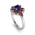 Floral Nature Inspired Sapphire Ring - Carol No. 60 image 3