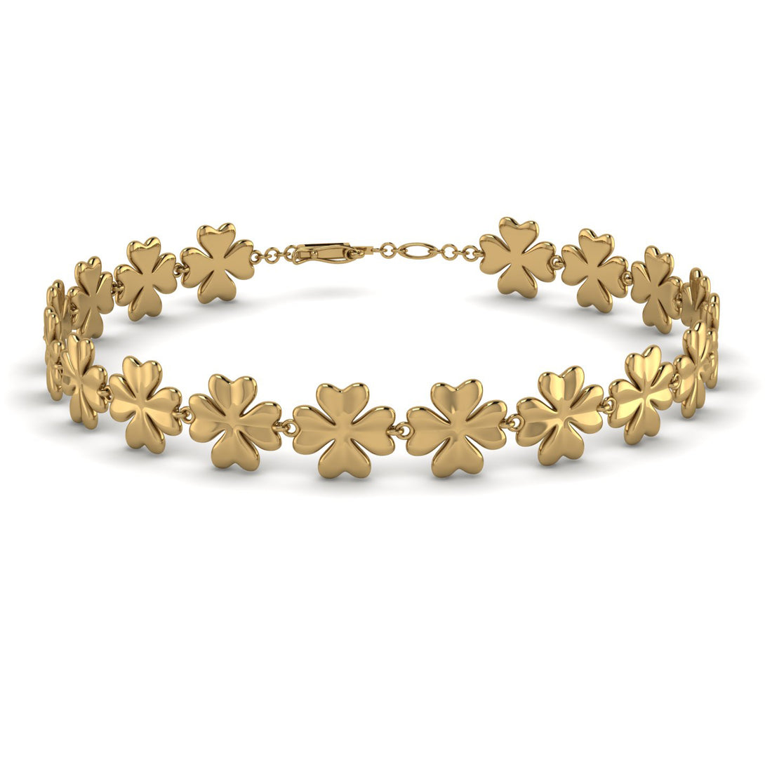 Flower Gold Bracelet - Simone No. 1
