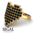 Full Heart Black Diamond Ring - Zara No. 7 image 6