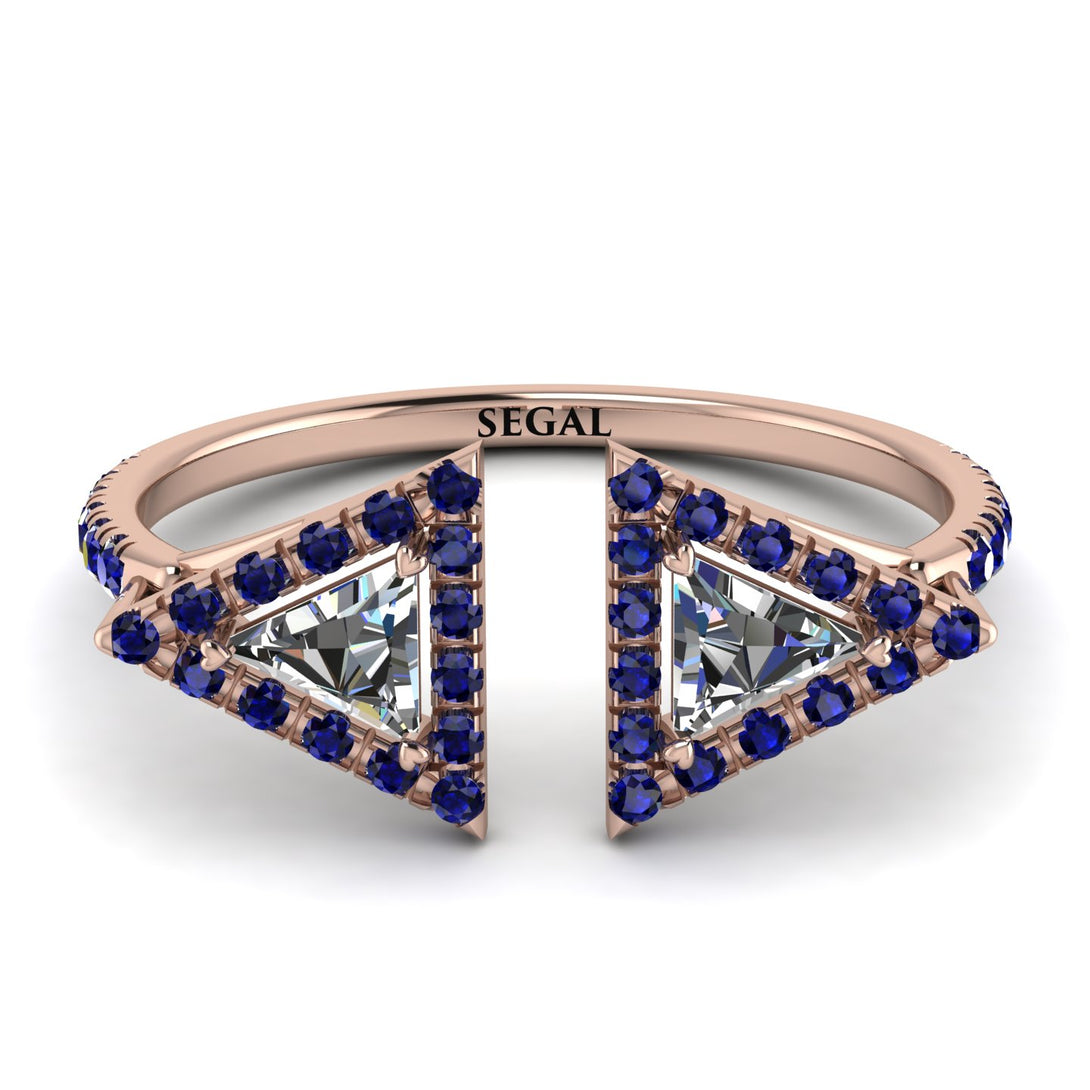 Triangle Diamond Open Ring - Nevaeh No. 62