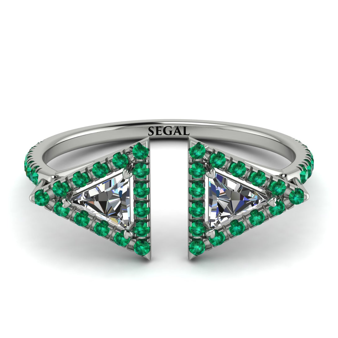 Triangle Diamond Open Ring - Nevaeh No. 18