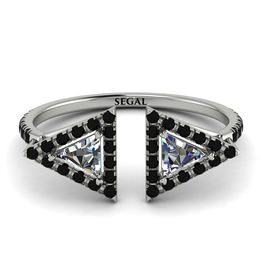 Triangle Diamond Open Ring - Nevaeh No. 33