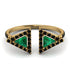 Triangle Emerald Open Ring - Nevaeh No. 34 image 1