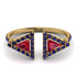 Triangle Ruby Open Ring - Nevaeh No. 70 image 1