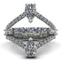 Symmetrical Twist Shank Pear Diamond Ring - Eliza No. 3 image 1