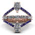 Symmetrical Twist Shank Pear Diamond Ring - Eliza No. 62 image 1