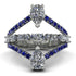 Symmetrical Twist Shank Pear Diamond Ring - Eliza No. 63 image 1
