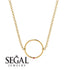 Geometric Ruby Pendant Golden Diamond - Emberly No. 10 image 4