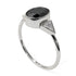 Geometrical Bezel Black Diamond Ring - Trinity No. 33 image 3