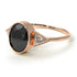 Geometrical Bezel Black Diamond Ring - Trinity No. 32 image 1