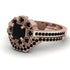 Geometrical Radiant Black Diamond Bridal Set - Jennifer No. 38 image 3