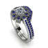 Geometrical Radiant Diamond Bridal Set - Jennifer No. 63 image 1