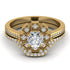 Geometrical Radiant Diamond Bridal Set - Jennifer No. 1 image 2