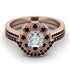 Geometrical Radiant Diamond Bridal Set - Jennifer No. 32 image 2