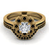 Geometrical Radiant Diamond Bridal Set - Jennifer No. 31 image 2