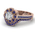 Geometrical Radiant Diamond Bridal Set - Jennifer No. 62 image 3