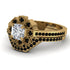 Geometrical Radiant Diamond Bridal Set - Jennifer No. 31 image 3