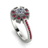 Geometrical Radiant Diamond Engagement Ring - Jennifer No. 48 image 1