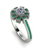 Geometrical Radiant Diamond Engagement Ring - Jennifer No. 18 image 1
