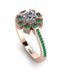 Geometrical Radiant Diamond Engagement Ring - Jennifer No. 17 image 1