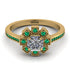 Geometrical Radiant Diamond Engagement Ring - Jennifer No. 16 image 2