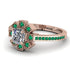 Geometrical Radiant Diamond Engagement Ring - Jennifer No. 17 image 3