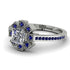 Geometrical Radiant Diamond Engagement Ring - Jennifer No. 63 image 3