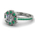 Geometrical Radiant Diamond Engagement Ring - Jennifer No. 18 image 3