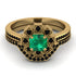 Geometrical Radiant Emerald Bridal Set - Jennifer No. 34 image 2
