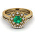 Geometrical Radiant Emerald Bridal Set - Jennifer No. 4 image 2