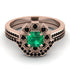 Geometrical Radiant Emerald Bridal Set - Jennifer No. 35 image 2