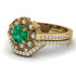 Geometrical Radiant Emerald Bridal Set - Jennifer No. 4 image 3