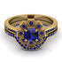Geometrical Radiant Sapphire Bridal Set - Jennifer No. 73 image 2