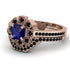 Geometrical Radiant Sapphire Bridal Set - Jennifer No. 44 image 3